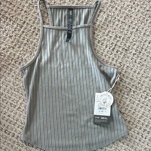 NWT Vuori Gray Ribbed Tank Top size small